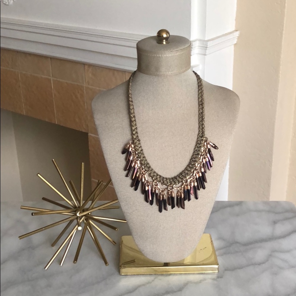 Stella & Dot Bora Fringe Necklace